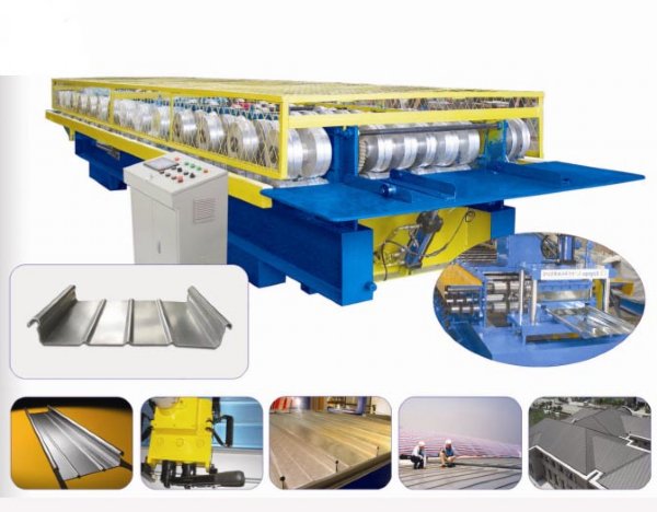 YX65-300-400-425 Standing seam roof panel machine