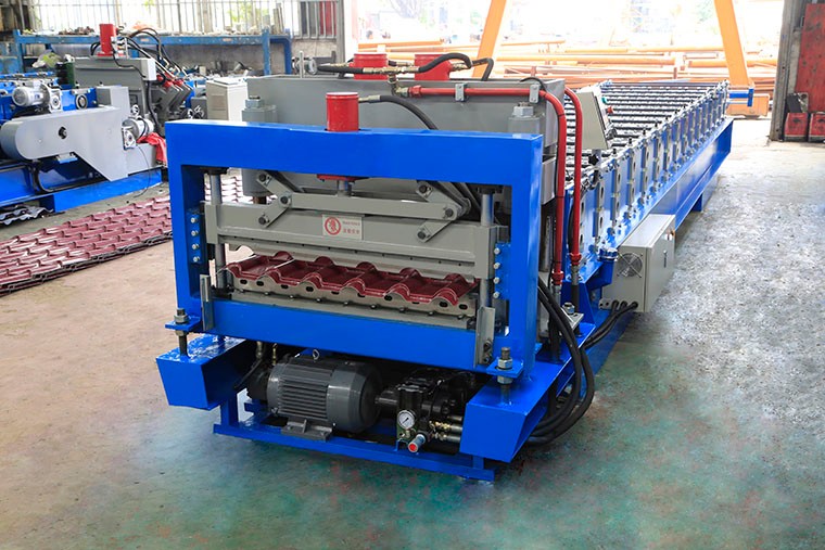 Step tile roof panel machine glazed tile forming machine roofing panel machine roof panel machine